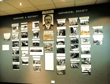 Photograph - Sunshine and District Historical Society Display - The Man Hugh Victor McKay His Dream Our Answer, Brimbank Messenger (Newspaper)