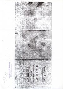 Document - McKay factory rules, McKay, Geo
