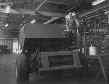 Photograph - Massey Ferguson header assembly