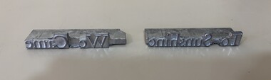 Tool - We Came To Sunshine Printing Slug, 1996