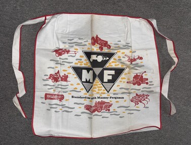 Functional object - Massey Ferguson Printing office worker's apron, [circa 1970s]