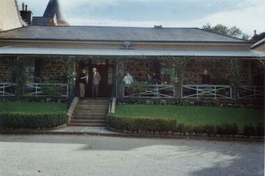 Photograph - Overnewton Castle and garden, 2002