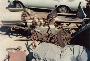 Photograph - Harvester restoration photos, 1986