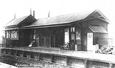 Photograph - Sunshine Railway Station circa 1910 and 1915, 2001