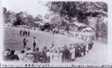 Photograph - Sunshine Harvester Works picnic, early 1920s