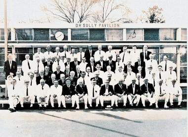 Photograph - Sunshine Bowling Club Diamond Jubilee Opening, Edwin Warton Photo, 1972