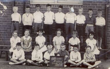 Photograph - Albion State School 1939 Grade IV, 1939; copy made 2007