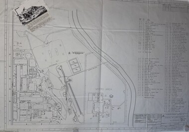 Plan - Australian Defence Industries (ADI) Factory Layout Plan Gordon St Maribyrnong 1992, 1992
