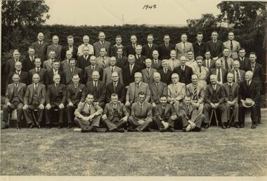Photograph - McKay management and factory staff 1948, 1948