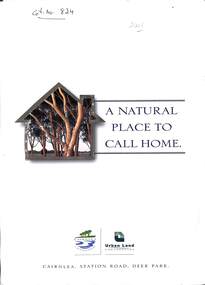 Pamphlet - Cairnlee Housing Development "A Natural Place to  Call Home", Urban land corporation, 2001