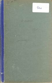 Administrative record - Sunshine Bowling Club Minute Book 1971 to 1973, 1971 to 1973