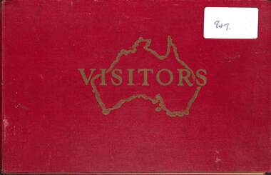 Memorabilia - Sunshine Bowling Club Golden Jubilee Visitors Book 1962, 1962