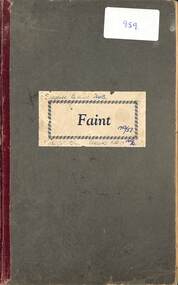Administrative record - Sunshine Bowling Club Minutes Book 1950 - 1953, 1950-1953
