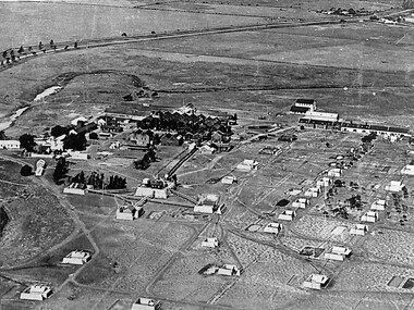Photograph - Early aerial photograph of ICI