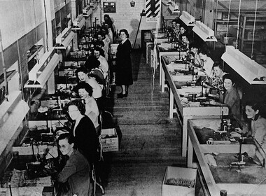 Photograph - Women workers at H.V. McKay