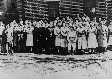 Photograph - Workers at H.V. McKay, WWII