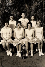 Photograph - Albion Tennis Club 1961 - 1962