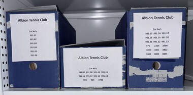 Administrative record - Albion Tennis Club Records