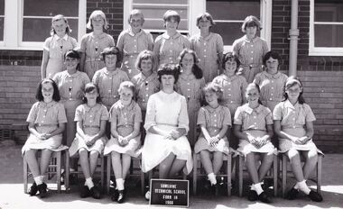 Photograph - Sunshine Technical School 1966 Girls Class Photographs, Sunshine Technical school