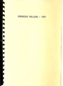 Administrative record - Sunshine College 1991 Name Change History