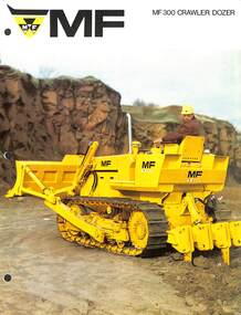Pamphlet - Massey Ferguson MF300 Crawler Dozer, Massey Ferguson
