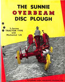 Pamphlet - H.V. McKay Massey Harris The Sunnie Overbeam Disc Plough, McKay Massey Harris, H.V