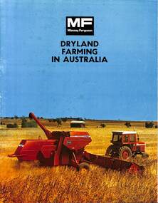 Booklet - Dryland farming in Australia, McKay Massey Harris, H.V