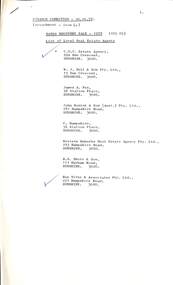 Administrative record - City of Sunshine - Commissioner Mr Alexander "Alex" George Gillon Collection 1976 - 1982 - Finance Committee Report 30th October 1978, City of Sunshine, 30th October 1978