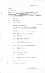 Administrative record - City of Sunshine - Commissioner Mr Alexander "Alex" George Gillon Collection 1976 - 1982 - Notice of ordinary meeting of the City of Sunshine will be held on Tuesday 16th May 1978, City of Sunshine, 8th May 1978