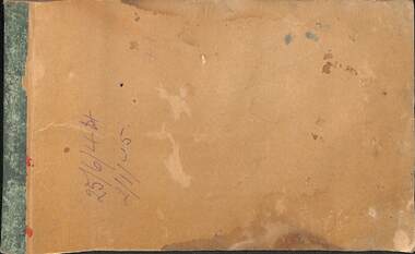Manual - ON FARM SERVICE NOTE BOOK HANDWRITTEN BY KEITH SMITH - MCKAY MASSEY HARRIS COVERS PERIOD 25/06/1944 TO 2/1/1945, SMITH KEITH M