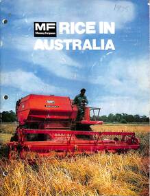 Booklet - Massey Ferguson Rice In Australia