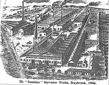 Artwork, other - Sunshine Harvester Works Braybrook drawing 1906, 1906