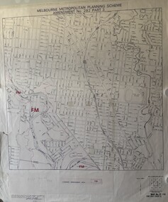 Map - Melbourne Metropolitan Planning Scheme Map No 282 Part 3, M.M.P.S (Melbourne Metropolitan Board of Works)