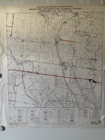 Map - Melbourne Metropolitan Planning Scheme Amendment No 31 Part 5A Map, Ford, Henry (Cartography)
