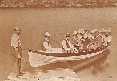 Photograph - Rowing Maribyrnong River Upstream of the Anglers Hotel, See above