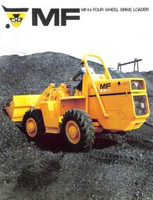 Pamphlet - Massey Ferguson MF44 Four Wheel Drive Loader, Massey Ferguson