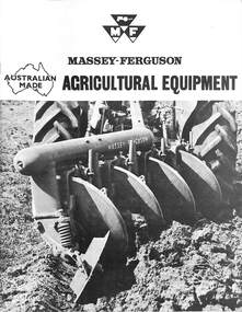 Pamphlet - Massey Ferguson Agricultural Equipment, Massey Ferguson