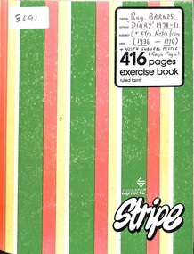 Journal - Ray Barnes Diary 1978 - 1981, Barnes, Raymond Frank