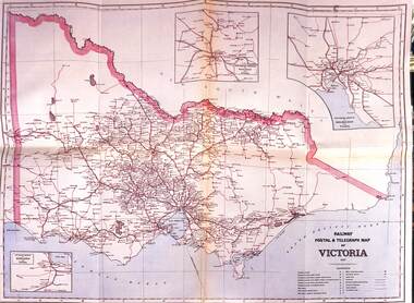 Map - 1887 Map of Railways and Telegraph Lines, 2004