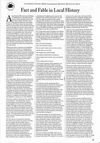Document - Fact and Fable in Local History, Royal Historical Society of  Victoria, September - October, 2010