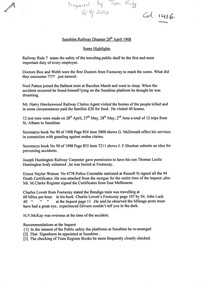 Document - Sunshine Railway Disaster 20th April 1908, Rigg, Tom, 6/09/2010 12:00:00 AM