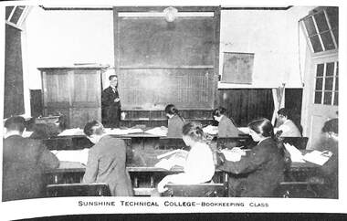 Photograph - Sunshine Technical School (College) - Bookkeeping Class