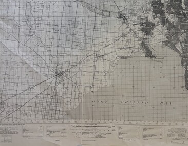 Map - Melbourne Map, Australian Government, Rev. 1930