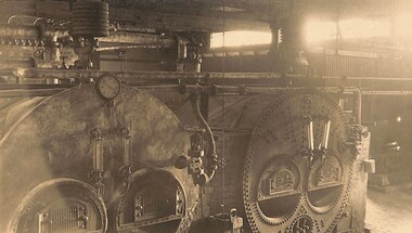 Photograph - Goldsworthy Collection of workers in the Machinery Shop and Carpenters Shop at ICI Deer Park, Prob. late 20th century
