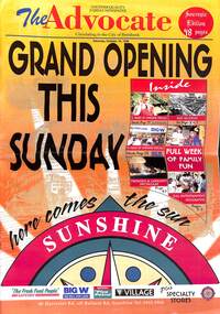 Newspaper - The Grand Opening of the Sunshine Marketplace Sunshine Victoria