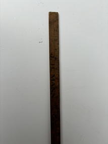 Instrument - J H Mann General Ironmonger Hampshire Road Sunshine Wooden 1 Yard Ruler