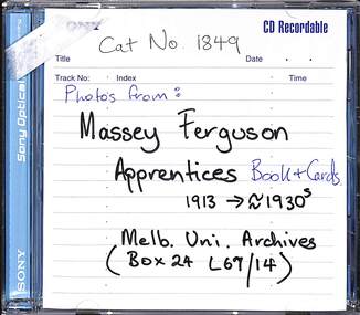 Archive - Massey Ferguson Apprentices 1913 to 1930s