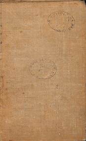Book, Melbourne University, Melbourne University Calender (Book), 1858 - 1859