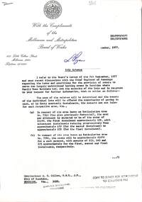 Administrative record - Sewerage reticulation areas Sunshine 1977, 2nd December 1977