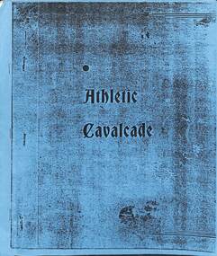 Booklet - Athletic Cavalcade - St. Marks Athletics Club, Donald W Mc Donnell, 1952